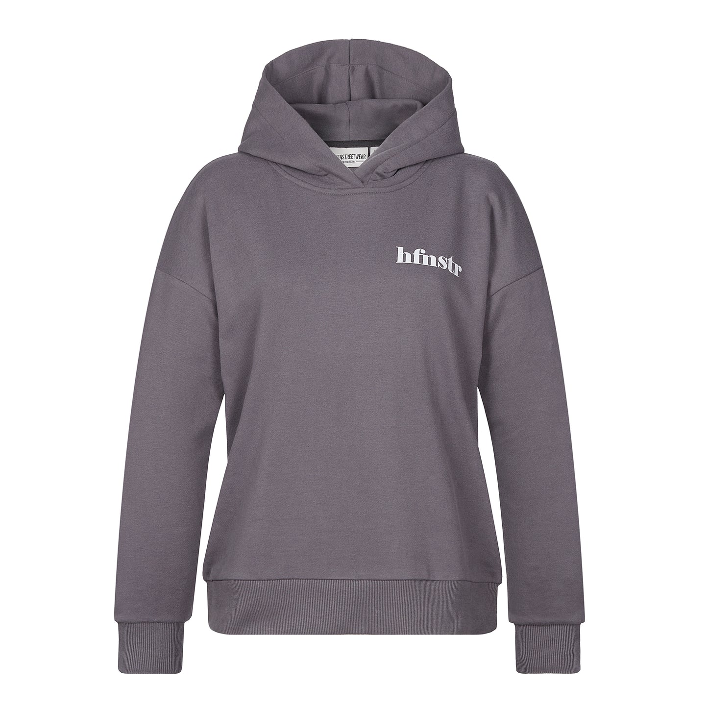 Mädels Hoodie VI Oversize "hfnstr" dark grey