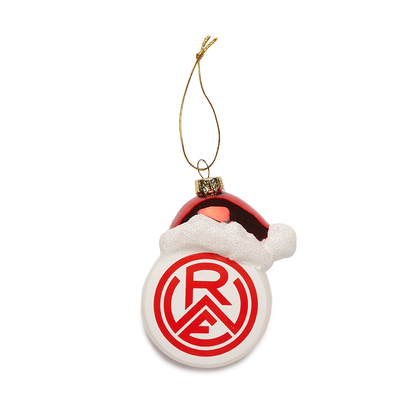 Weihnachtskugel "Logo+Mütze"