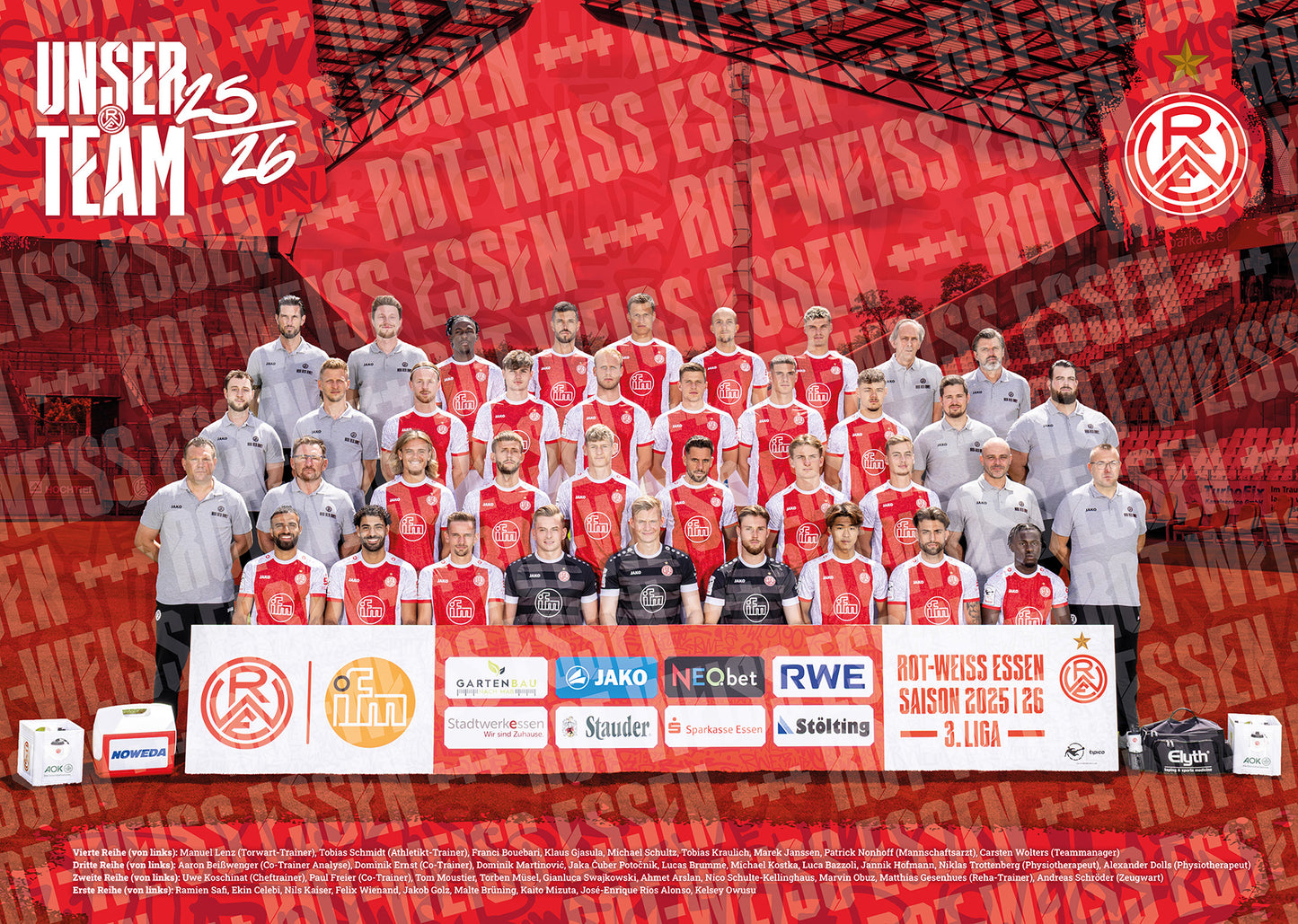 Mannschaftsposter 2025/26