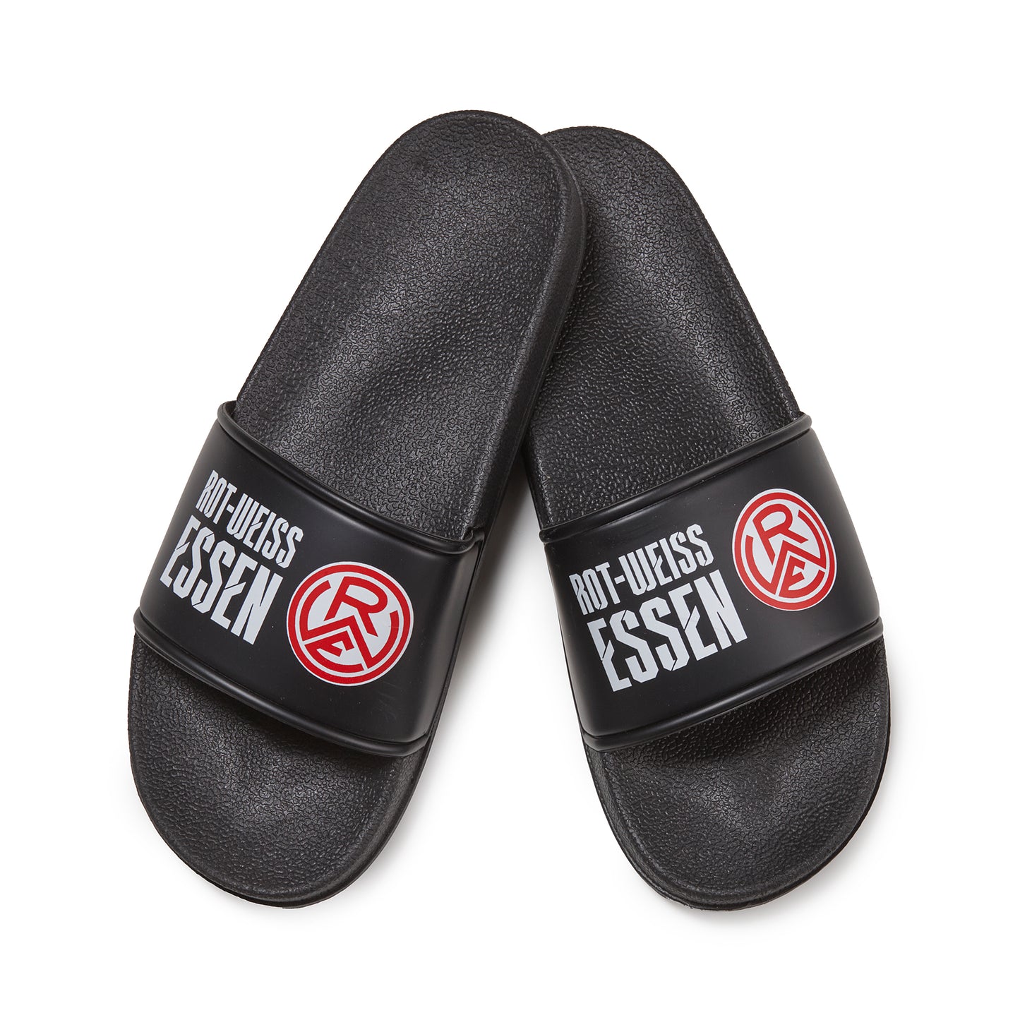 Badelatschen "Rot-Weiss Essen" schwarz