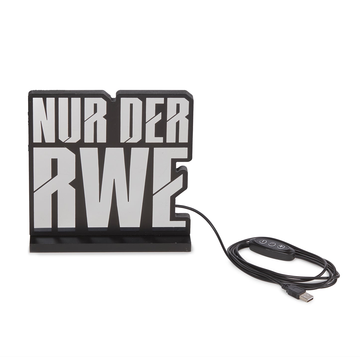 LED Licht Mirror "NUR DER RWE"