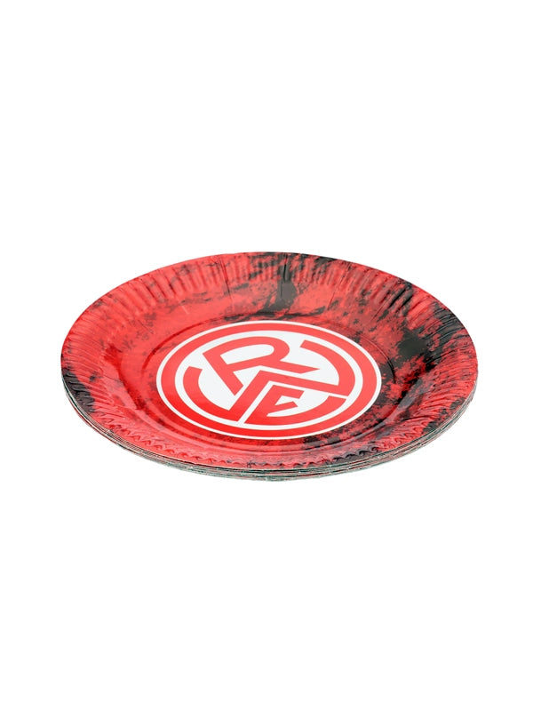 Pappteller im 10er Pack mit Logo und Schriftzug