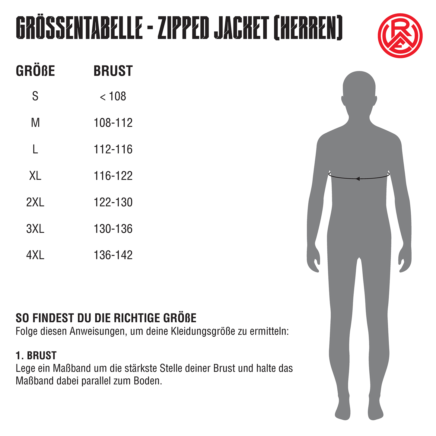 Zipped VII "NUR DER RWE" rot