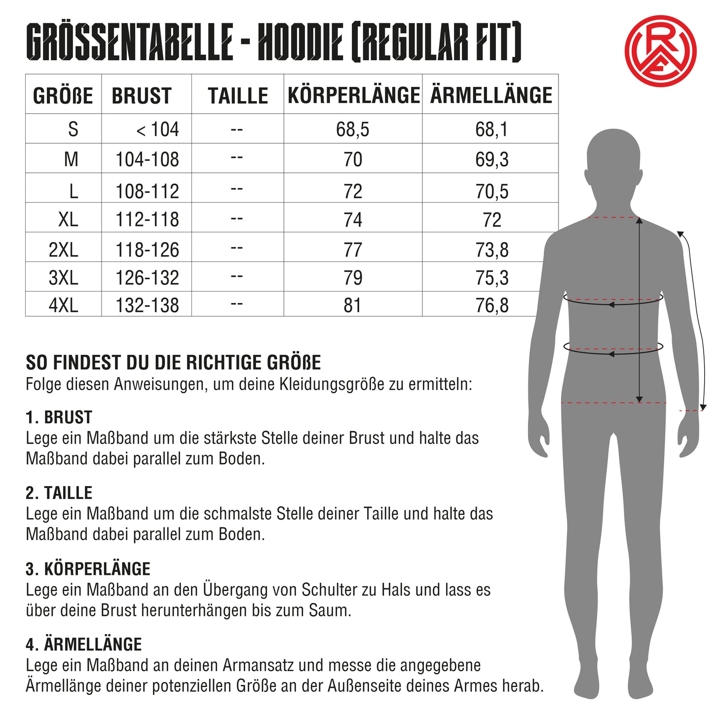 Hoodie "NUR DER RWE"