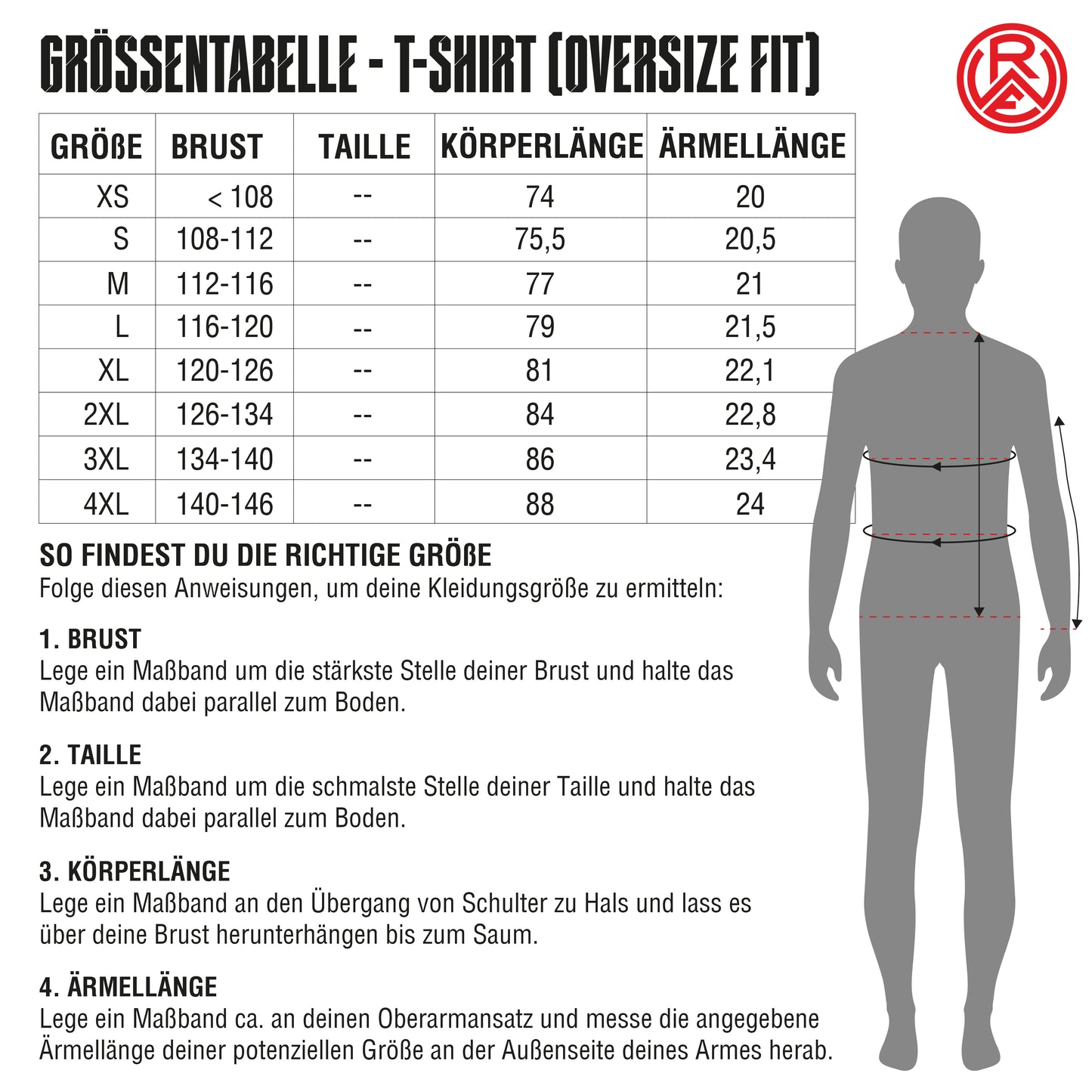 T-Shirt Oversize "Spieltag" black