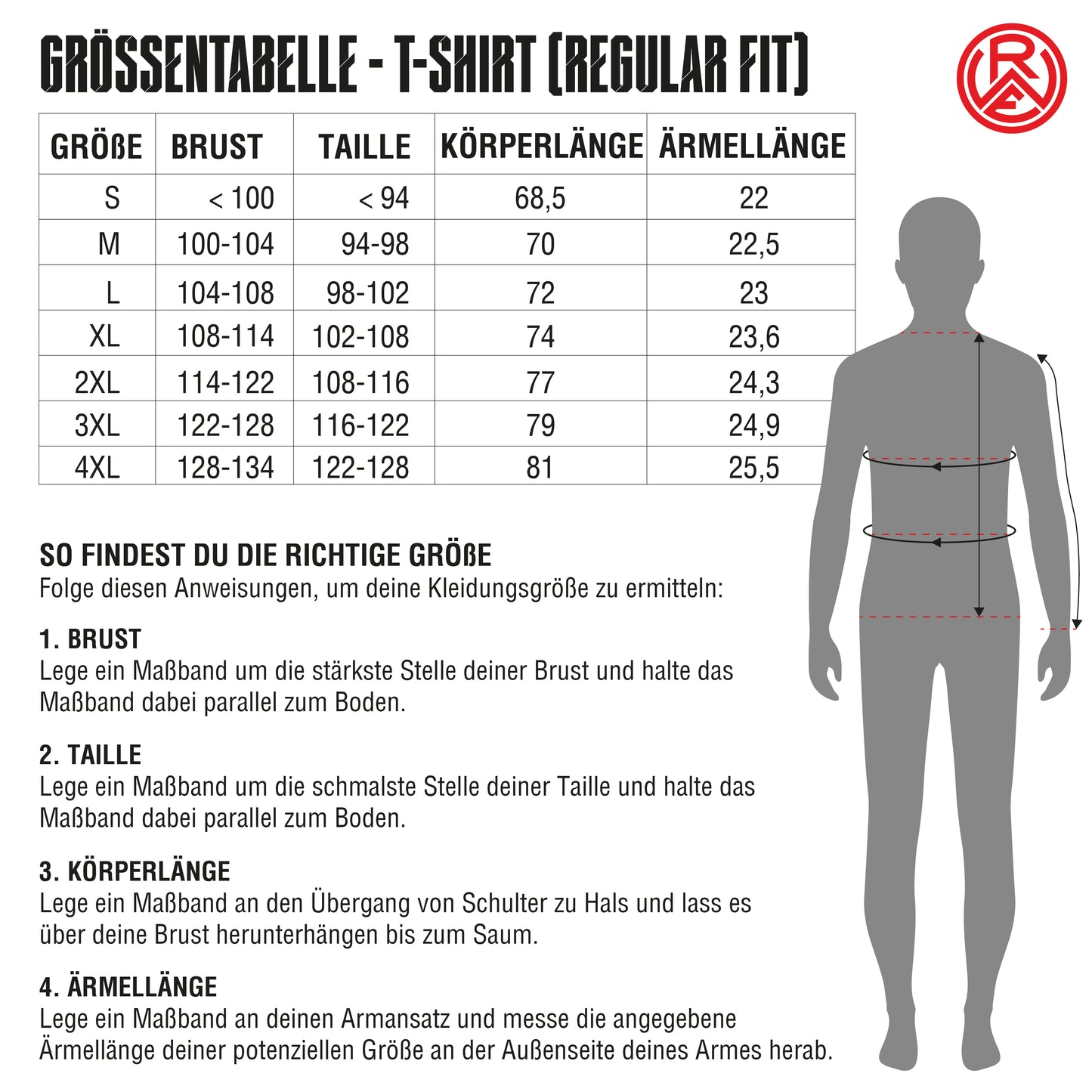 T-Shirt "Mythos" rot