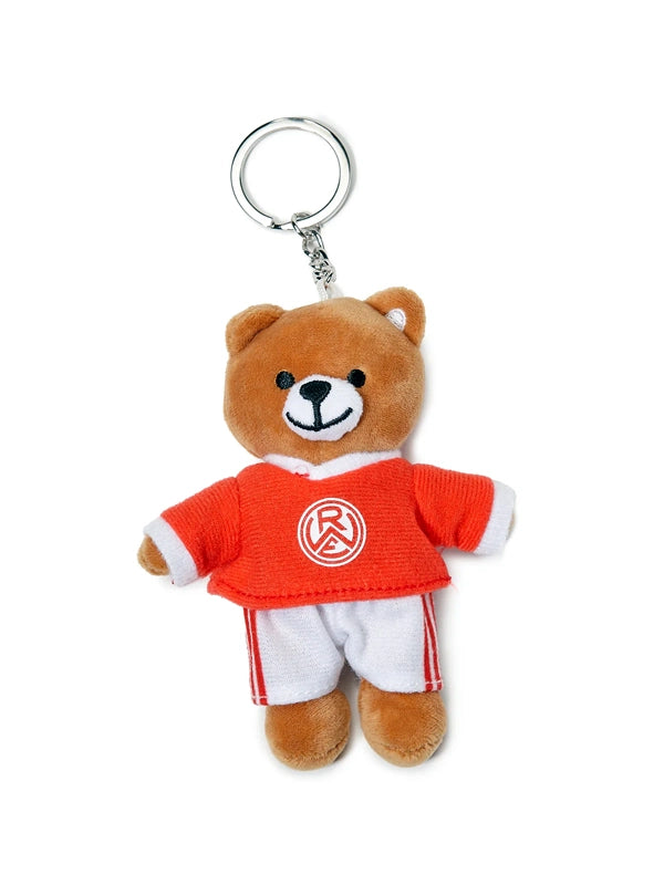 Schlüsselanhänger Plüschbär "RWE"