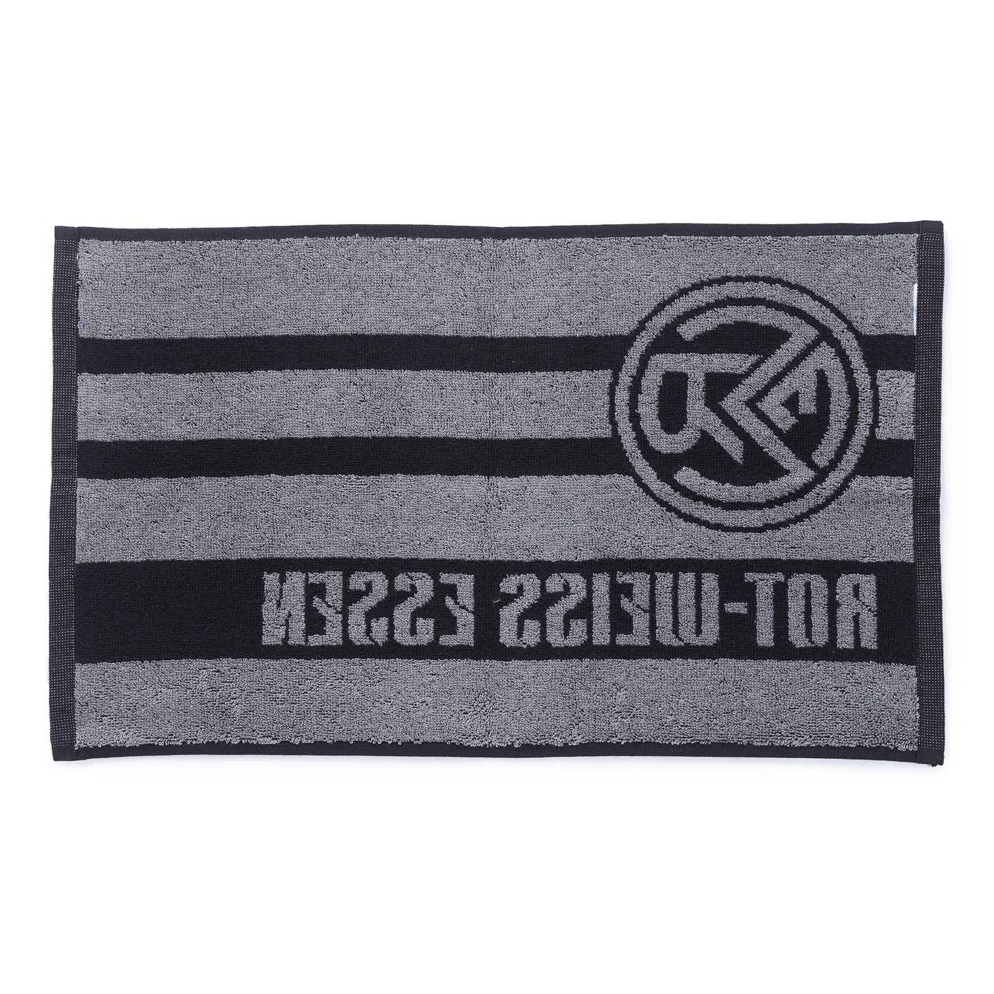 Gästehandtuch 2er-Set schwarz-grau