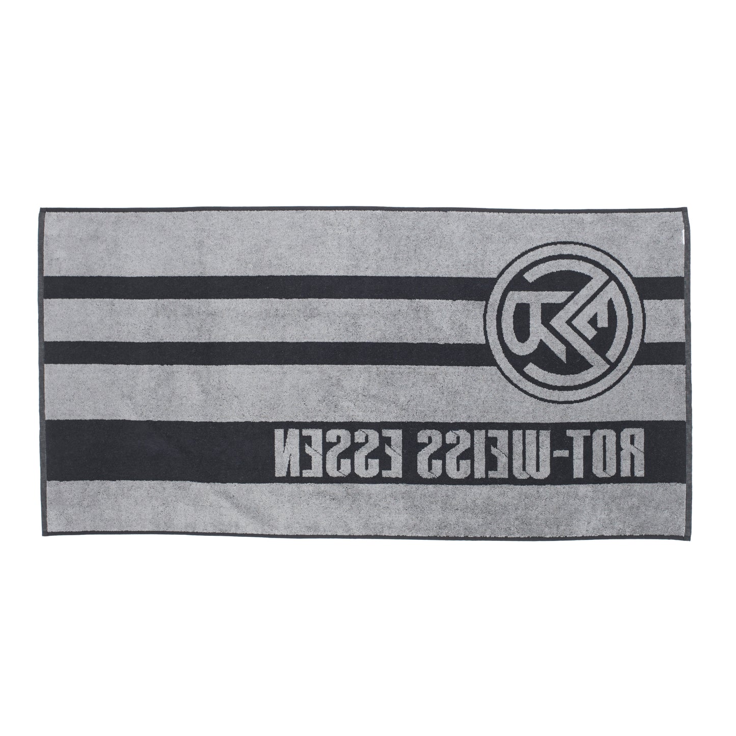 Duschtuch schwarz-grau