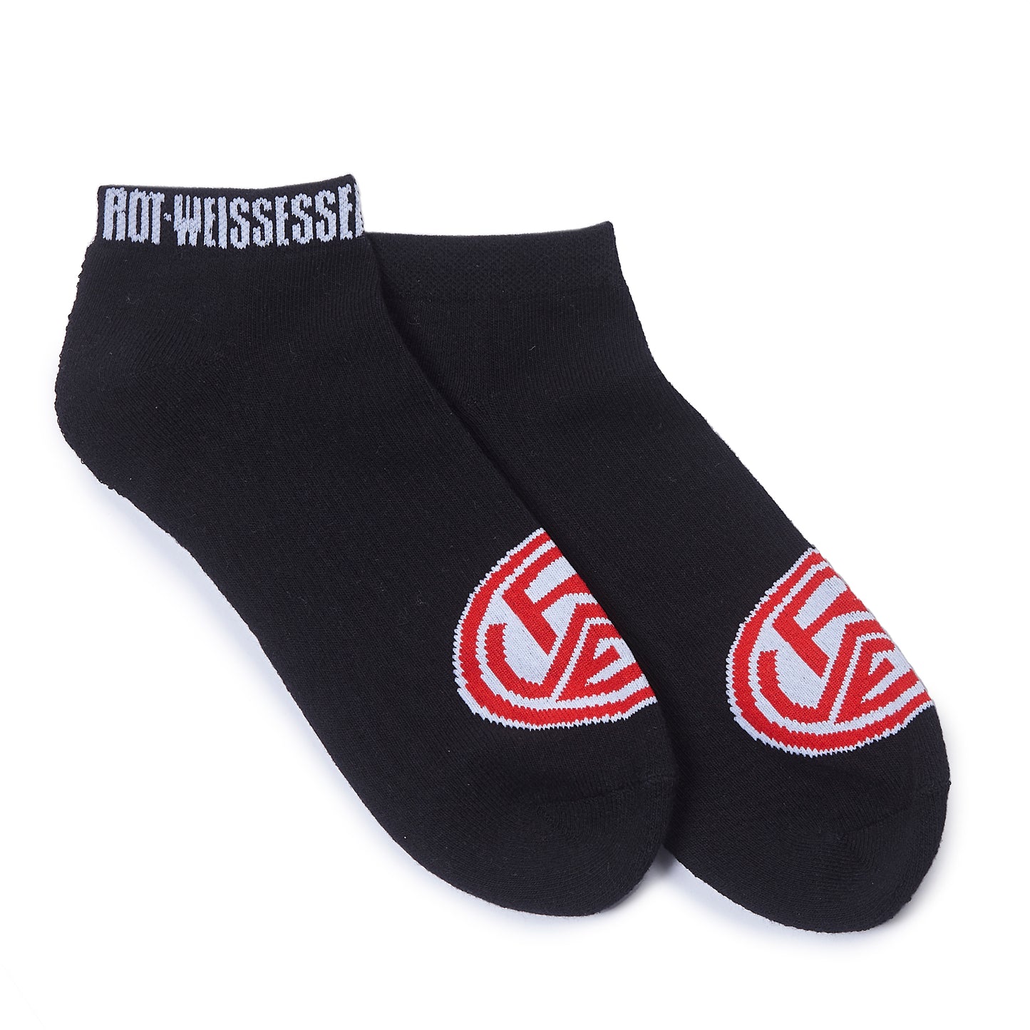 Sneakersocken schwarz "Logo" 2er-Pack