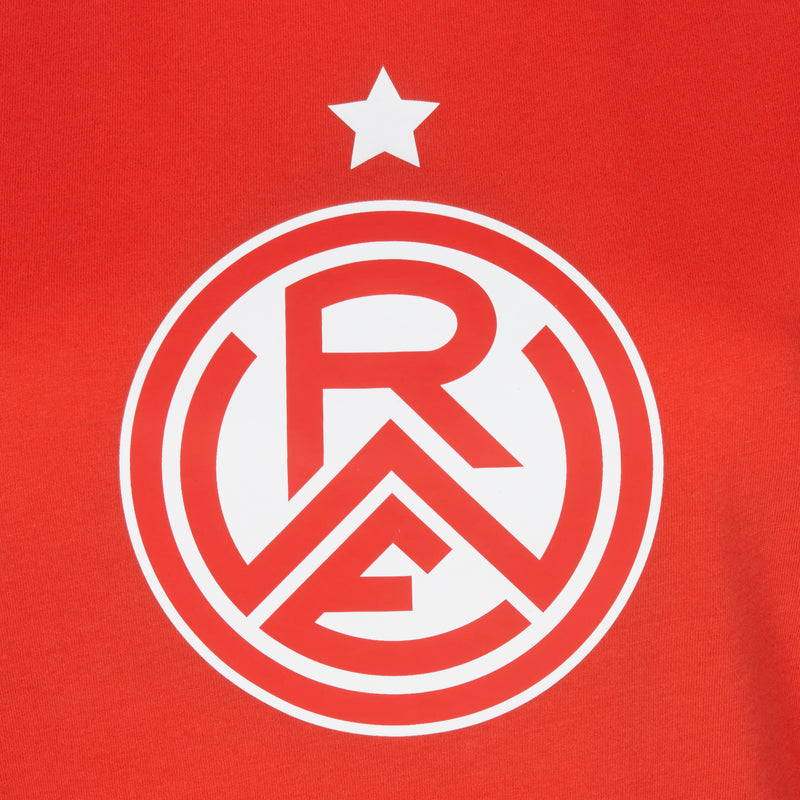 Mädels T-Shirt IV "Logo" red