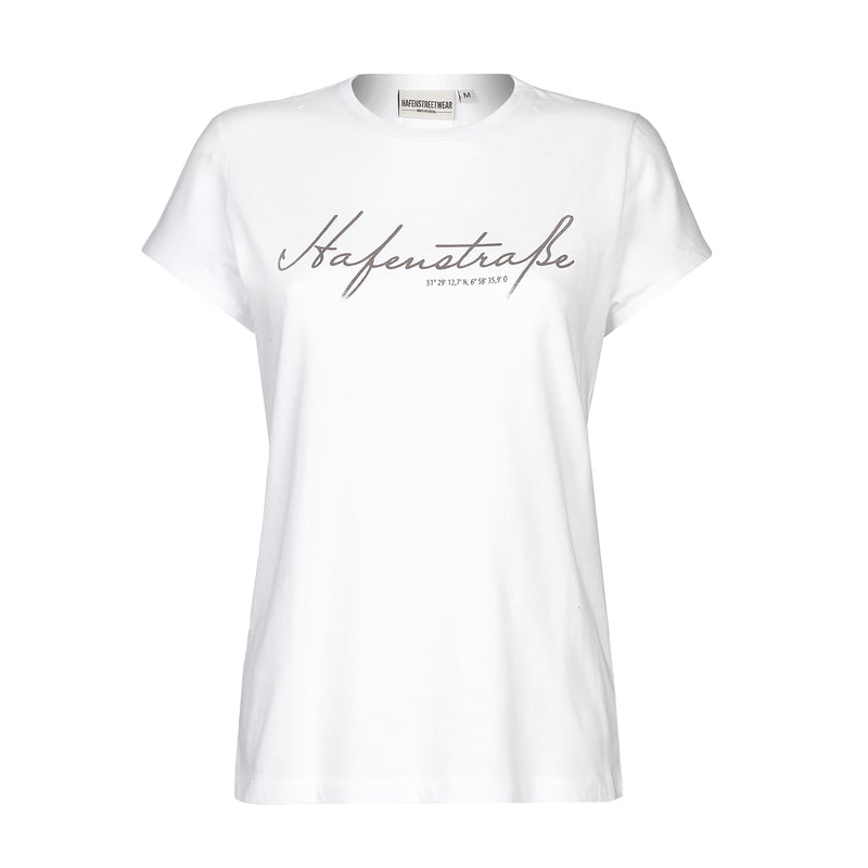Mädels T-Shirt IV "Hafenstraße" white