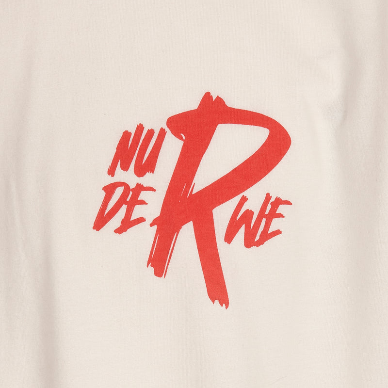 Kerle T-Shirt Oversize VI "NUR DER RWE" white-cream