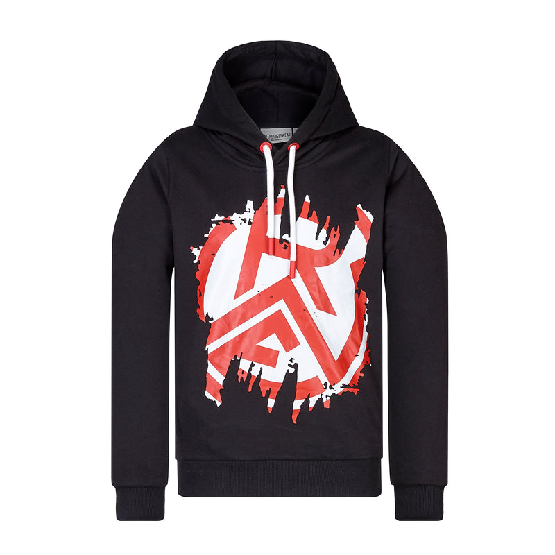 Kerle Hoodie RWE Logo black Rot Weiss Essen