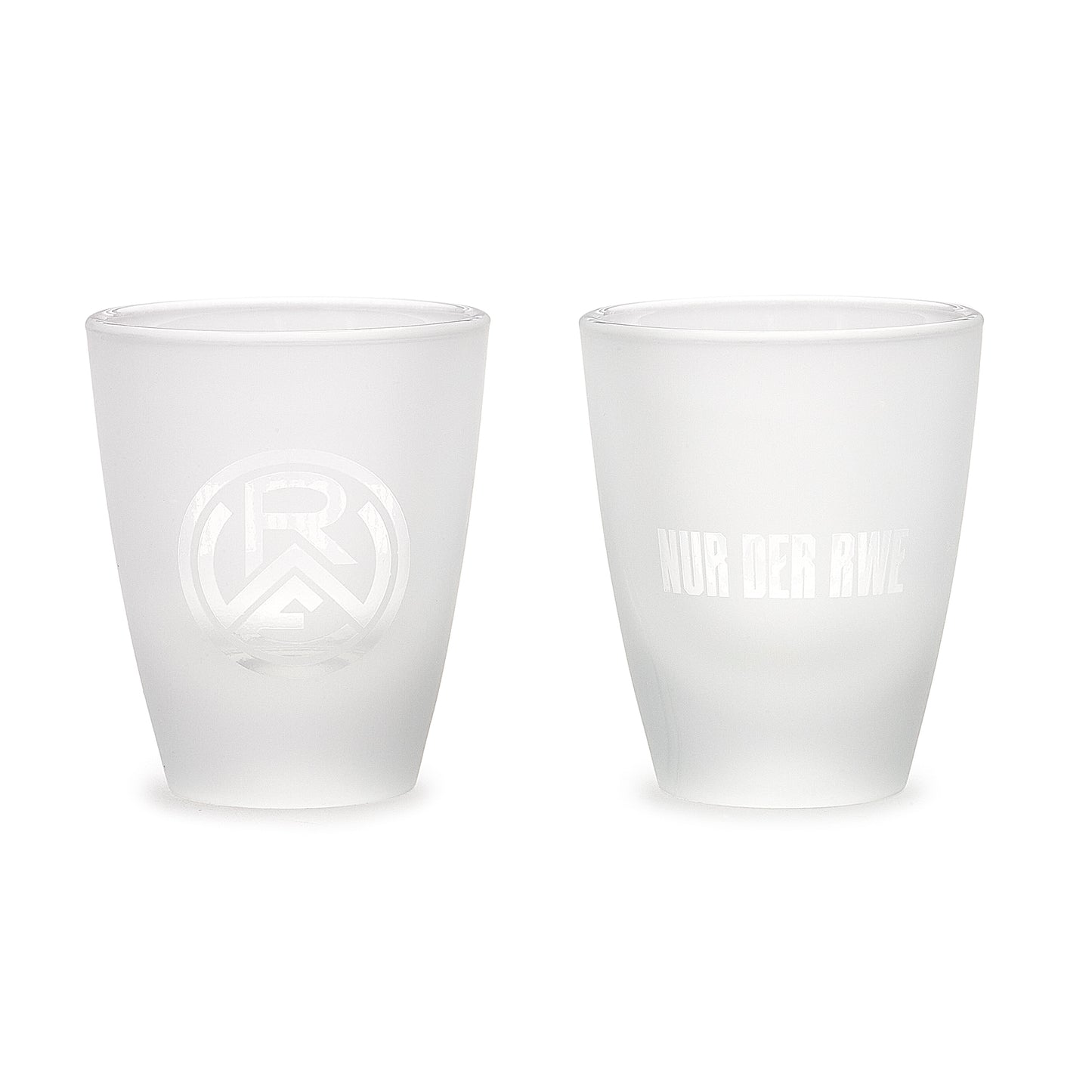 Schnapsglas 2er Set "NUR DER RWE"