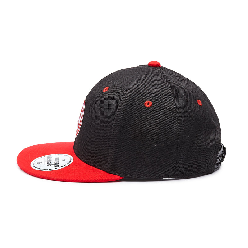 Rotzige Cap "Snapback" schwarz-rot