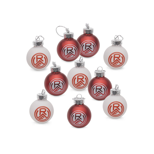 Weihnachtskugeln 10er Set "Logo"
