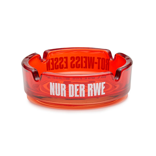 Aschenbecher "NUR DER RWE" rot