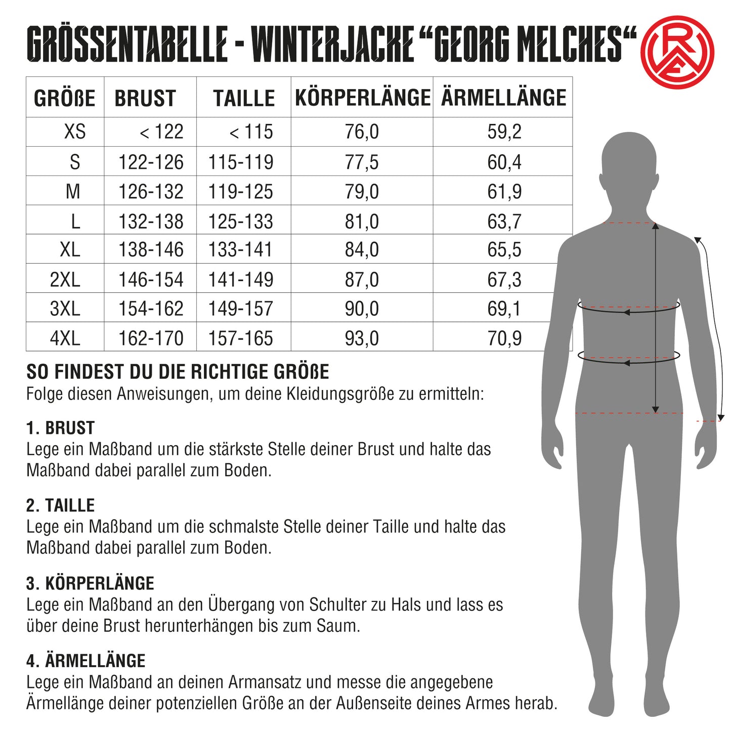 Winterjacke "Georg Melches" unisex grey