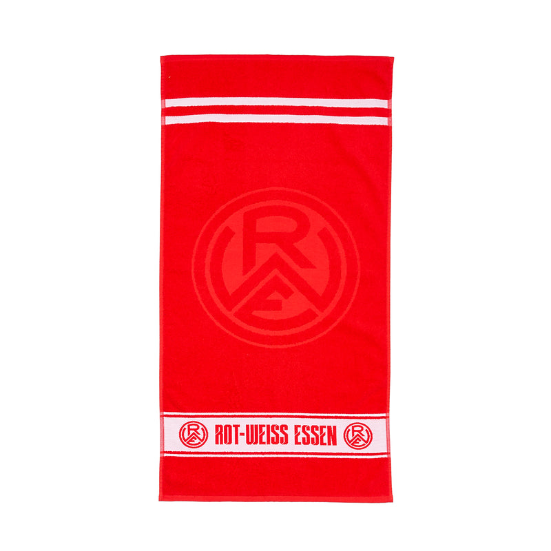 Duschtuch "Rot-Weiss Essen" rot