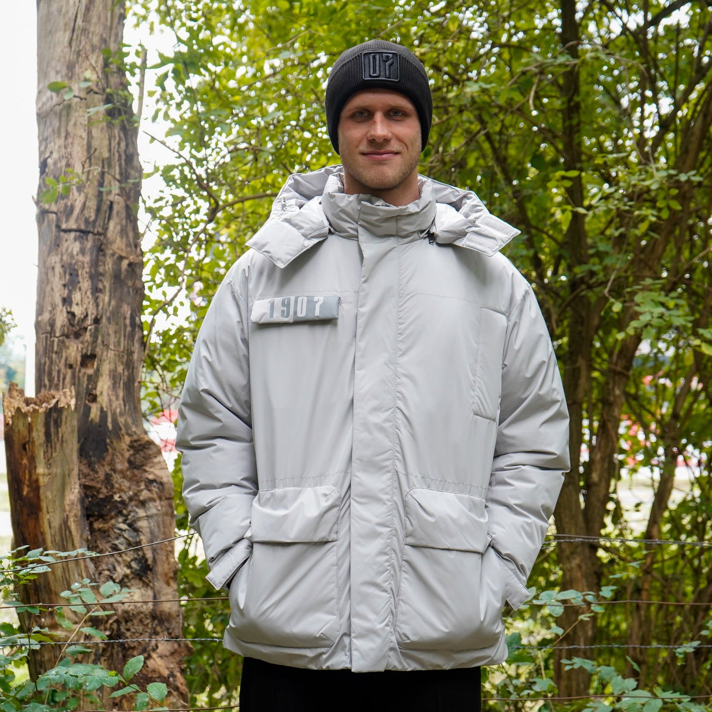 Winterjacke "Georg Melches" unisex grey