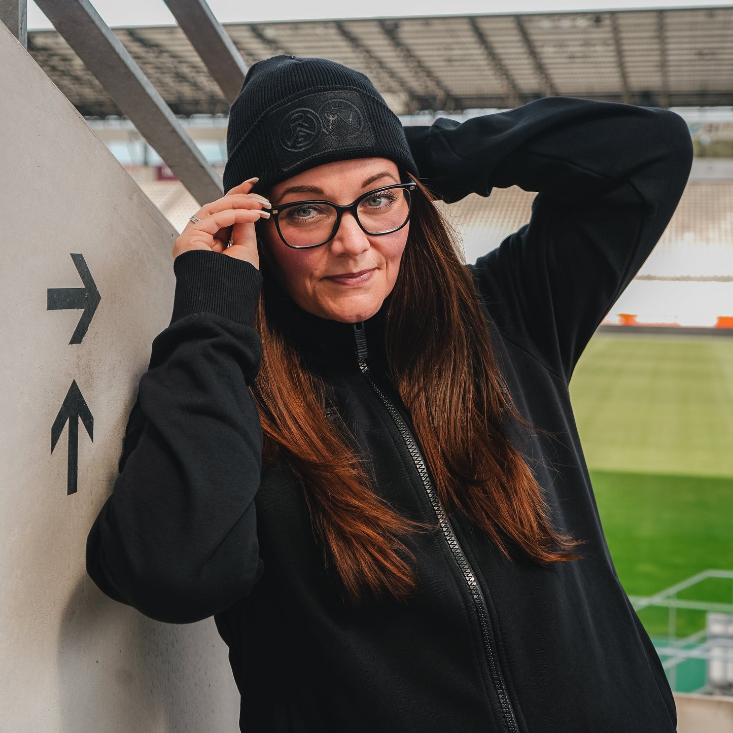Stadtjacke Sweat black