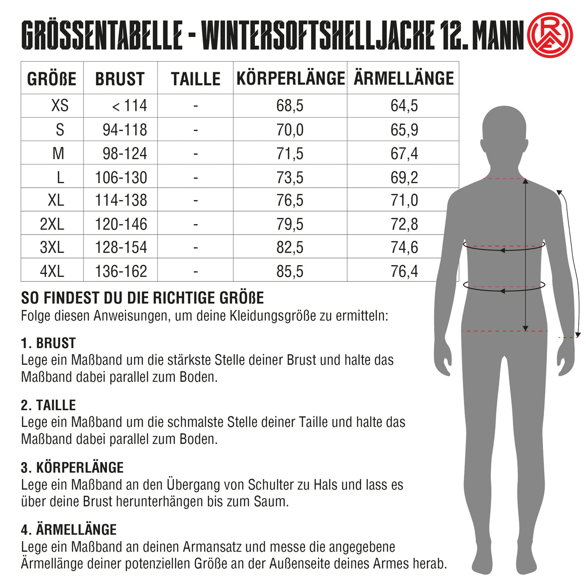 Wintersoftshelljacke 12. Mann