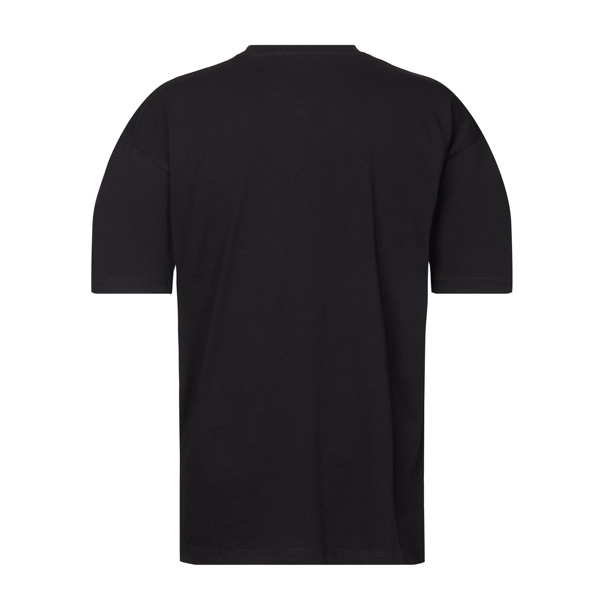 Schwarzes Oversize T-Shirt hinten kein Druck, schlicht