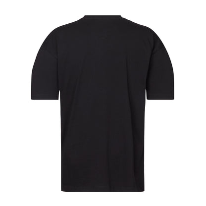 Schwarzes Oversize T-Shirt hinten kein Druck, schlicht