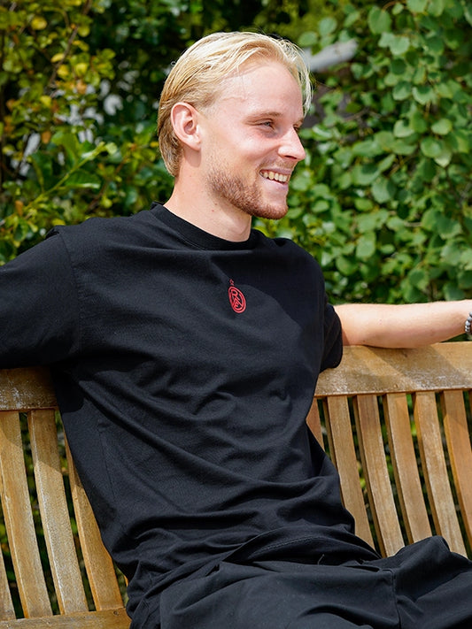 T-Shirt Streetwear Oversize schwarz