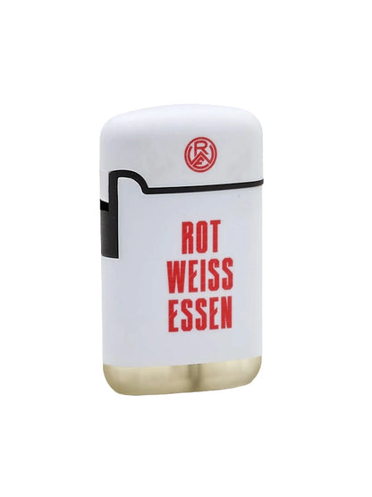 Sturmfeuerzeug "Rot-Weiss Essen" weiß