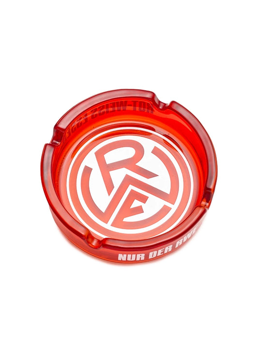 Aschenbecher "NUR DER RWE" rot