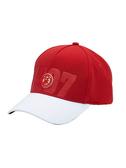 Cap "1907" rot-weiss