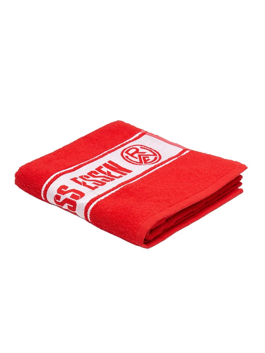 Duschtuch "Rot-Weiss Essen" rot