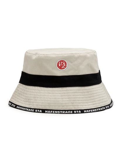 Fischerhut grau-schwarz