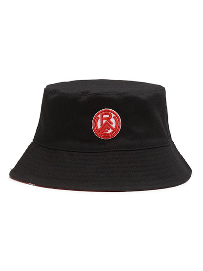 Fischerhut schwarz-rot