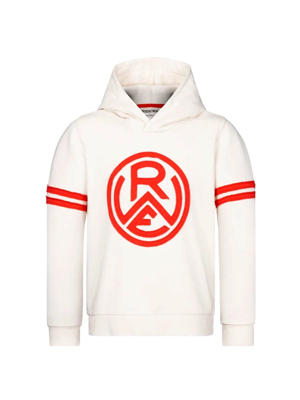 Hoodie "College" weiss-creme