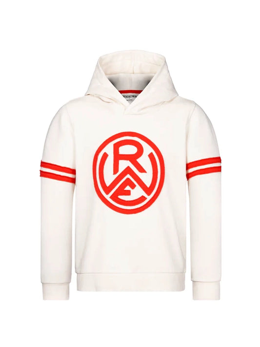 Hoodie "College" weiss-creme