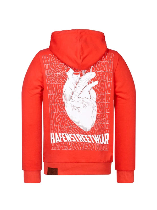 Hoodie "mein Herz" rot