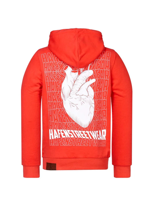Hoodie "mein Herz" rot