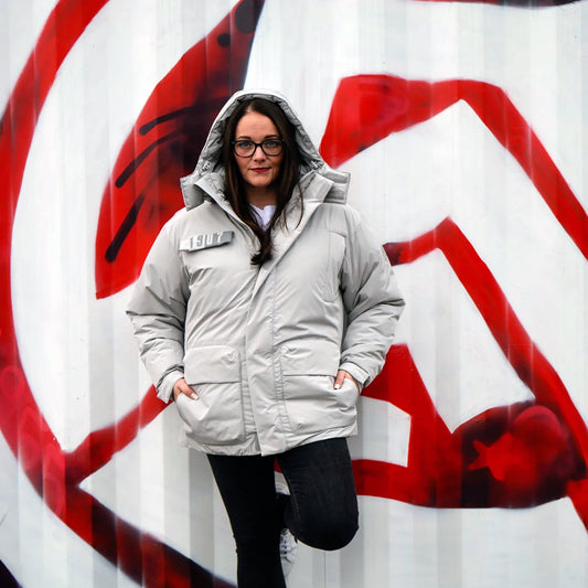 Winterjacke "Georg Melches" grau