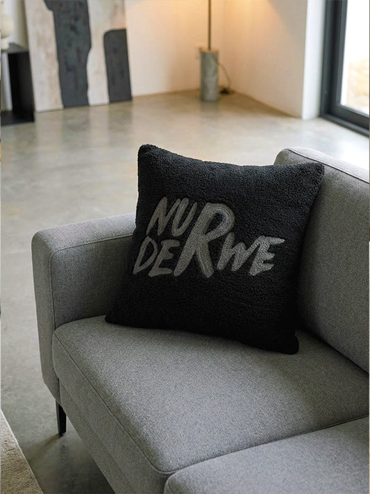 Kissen "NUR DER RWE" schwarz