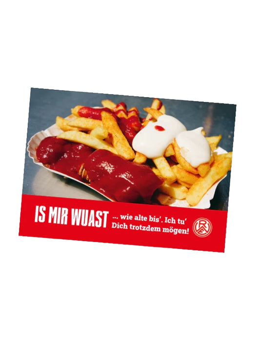 Postkarte "IS MIR WUAST"