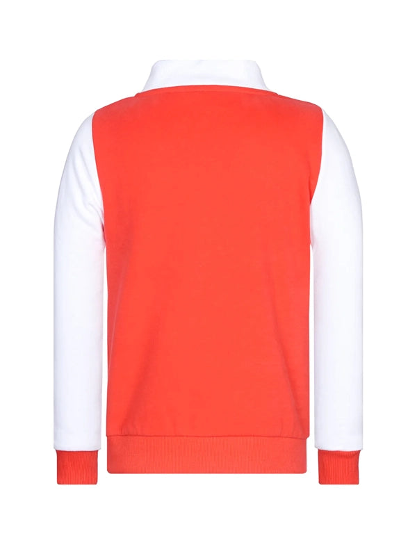 Rotzige Collegejacke I "NUR DER RWE" red-white