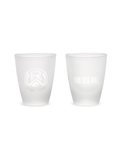 Schnapsglas 2er Set "NUR DER RWE"