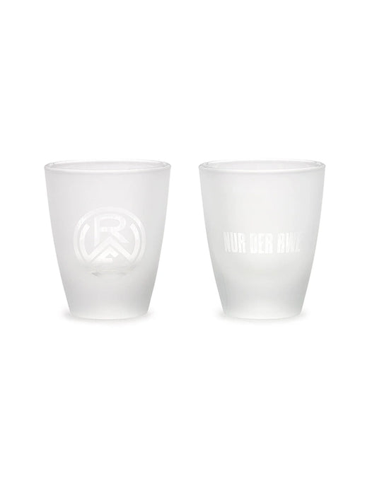 Schnapsglas 2er Set "NUR DER RWE"