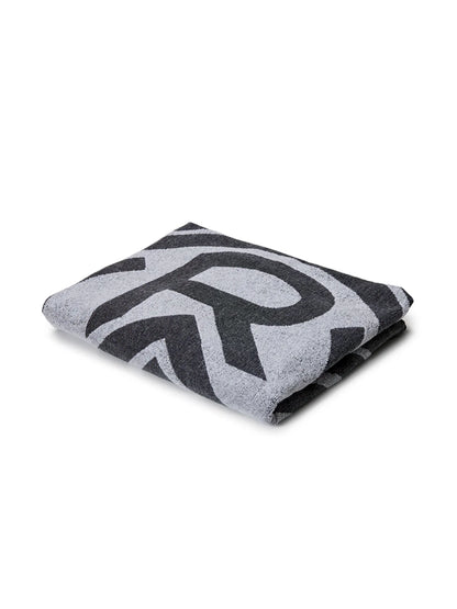 Strandtuch "Logo" schwarz