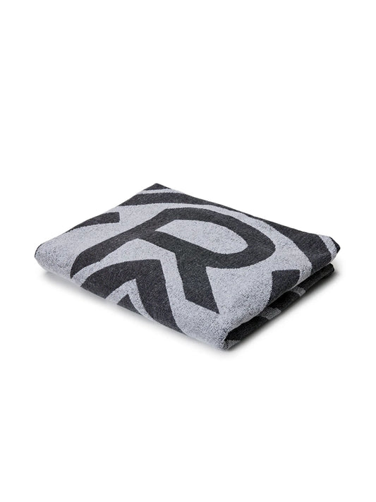 Strandtuch "Logo" schwarz