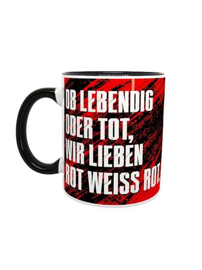 Tasse "Dem Oppa sein Becher" schwarz