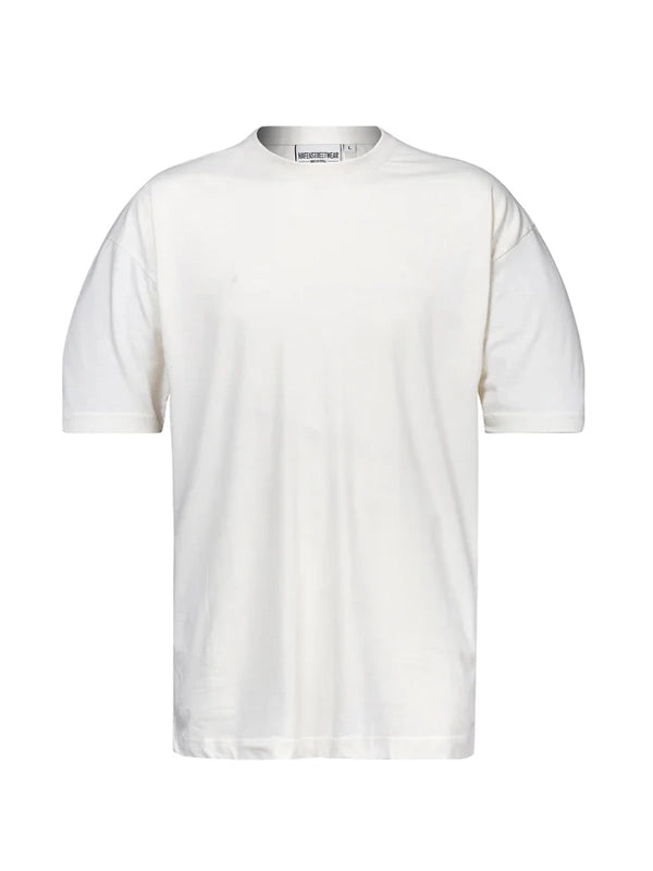 T-Shirt Oversize "aufe West" creme